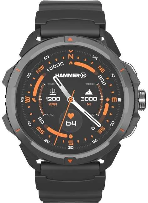 Išmanusis laikrodis „myPhone Hammer Watch 2“ juodas