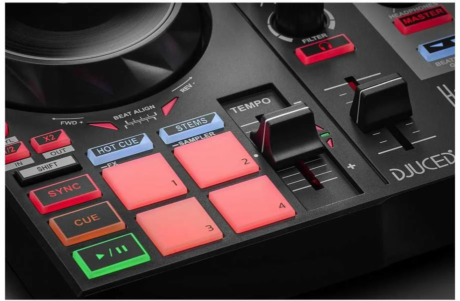 Hercules | DJ mokymosi rinkinys MK2 | Garsiakalbiai | USB jungtis