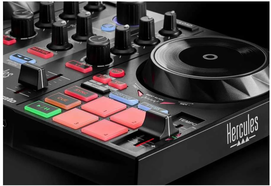 Hercules | DJ mokymosi rinkinys MK2 | Garsiakalbiai | USB jungtis