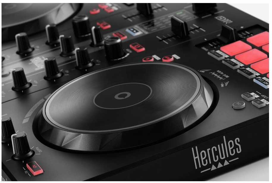 Hercules | DJ valdiklis | DJ reikmenų rinkinys | Garsiakalbiai | USB jungtis