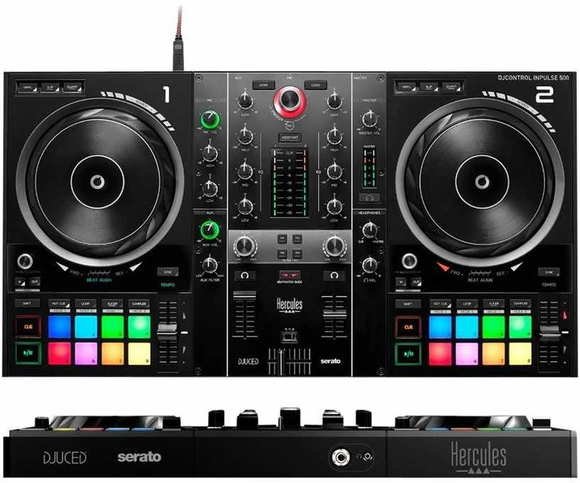 Hercules | DJControl Inpulse 500 | Garsiakalbiai | USB jungtis