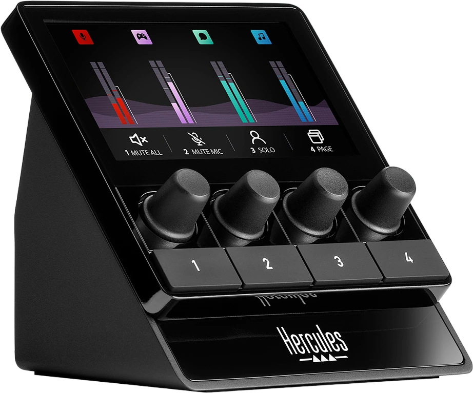 Hercules Stream 100 | Juodas | Audio Controller