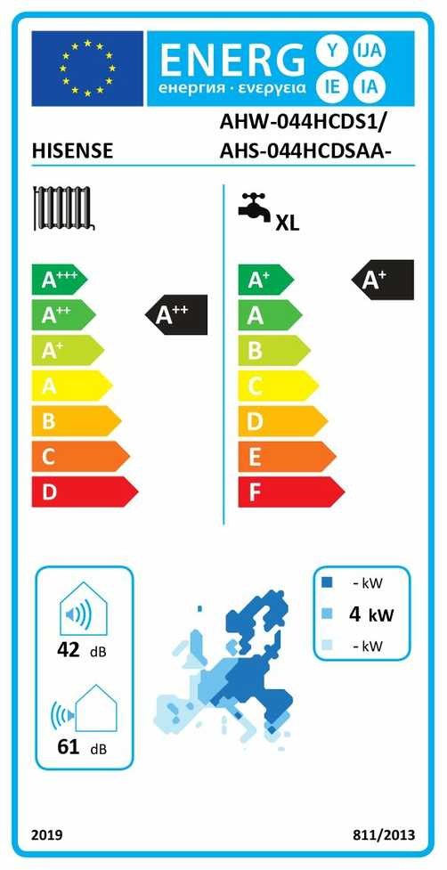 Hisense | AHS-044HCDSAA-23 | Hi-Therma Integra 4.4 kw Heat pump Indoor unit