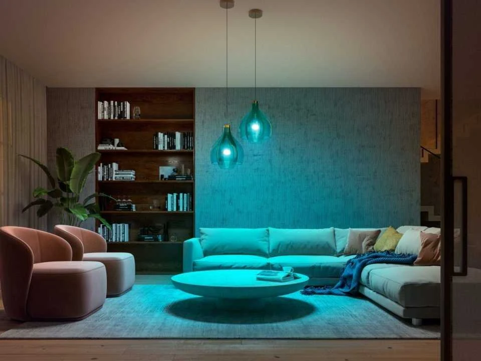Philips Hue apšvietimo rinkinys: 3x E27 9W RGBW + jungiklis