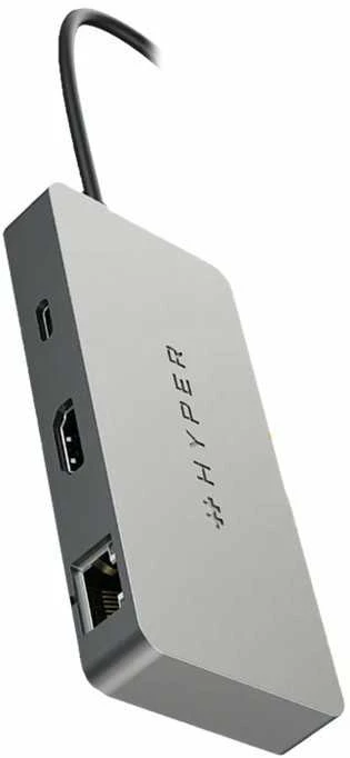 Hiper | „HyperDrive WWCB 5-in-1 Hub“ | Ethernet LAN (RJ-45) jungtys 1 | HDMI jungtys kiekis 1