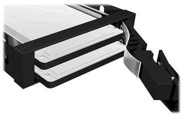 ICYBOX IB-2227StS Icy Box Mobilus stovas skirtas 2x 2.5 SATA HDD arba SSD, Juodas