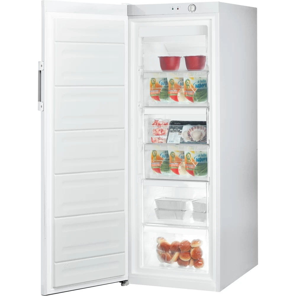 167 cm aukščio šaldiklis Indesit UI6 2 W