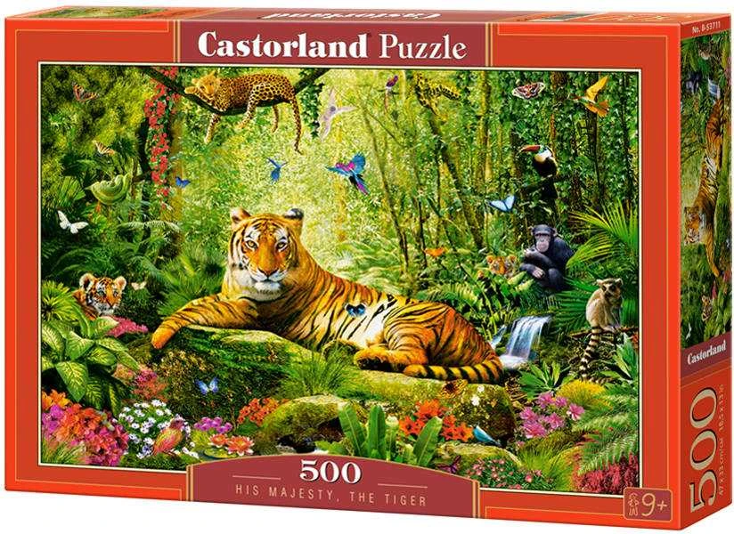 Castorland dėlionė His Majesty the Tiger 500 det