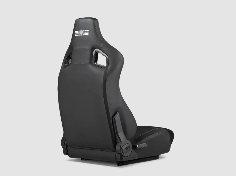 „Next Level Racing“ | ERS4 Elite PU odos ir zomšos leidimas | Atlošiama sėdynė | PU oda ir zomša | Juodas