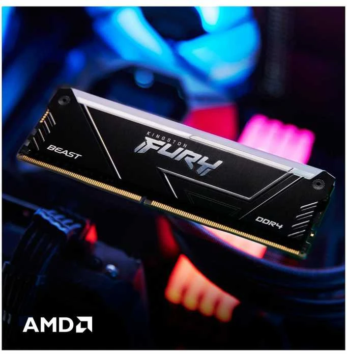RAM Kingstonas | FURY Beast RGB | 32 GB | DDR4 | 1600 MHz | PC/serveris | Registracijos Nr. | ECC Nr