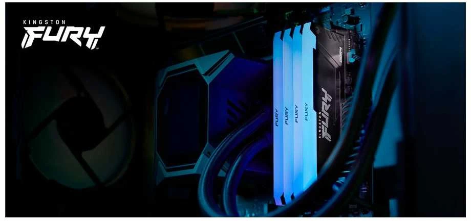 RAM Kingstonas | FURY Beast RGB | 32 GB | DDR4 | 1600 MHz | PC/serveris | Registracijos Nr. | ECC Nr