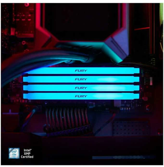 RAM Kingstonas | FURY Beast RGB | 32 GB | DDR4 | 1600 MHz | PC/serveris | Registracijos Nr. | ECC Nr
