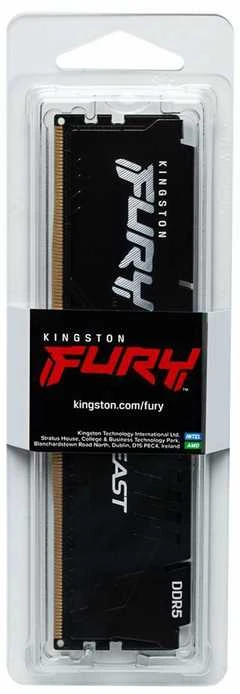 RAM „Kingston“ | „Fury Beast“ | 64 GB | DDR5 | 5600 MHz | Kompiuteriai / serveriai | Registracijos Nr. | ECC Nr.
