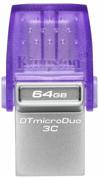 USB laikmena Kingston DataTraveler microDuo 3C, 64 GB, USB Type-A / USB Type-C