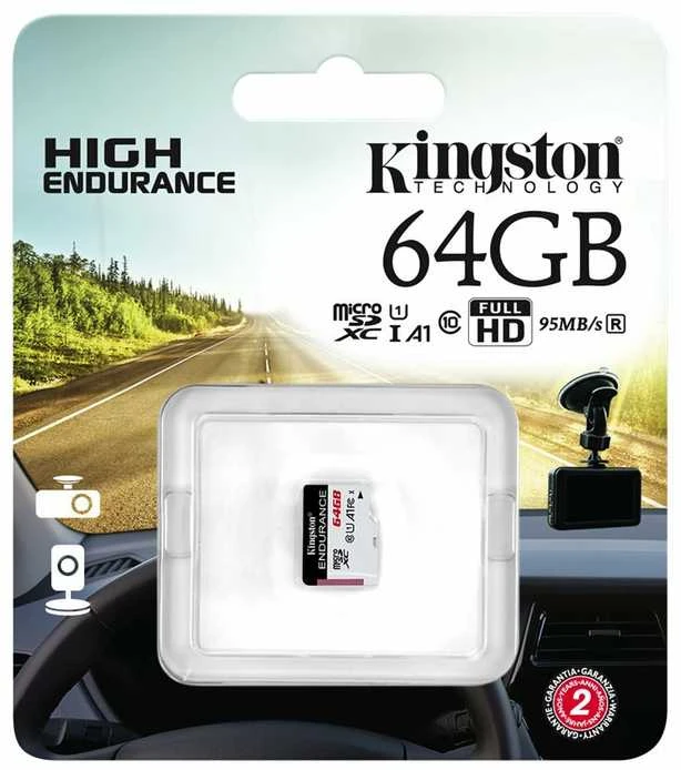 Atminties kortelė Kingston | Endurance | UHS-I U1 | 64 GB | micro SDXC | Flash atminties klasė 10