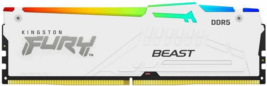 RAM „Kingston KF564C32BWEA-32“ 32 GB 6400 MT/s DDR5 CL32 DIMM FURY Beast Baltas RGB EXPO | „Kingston“