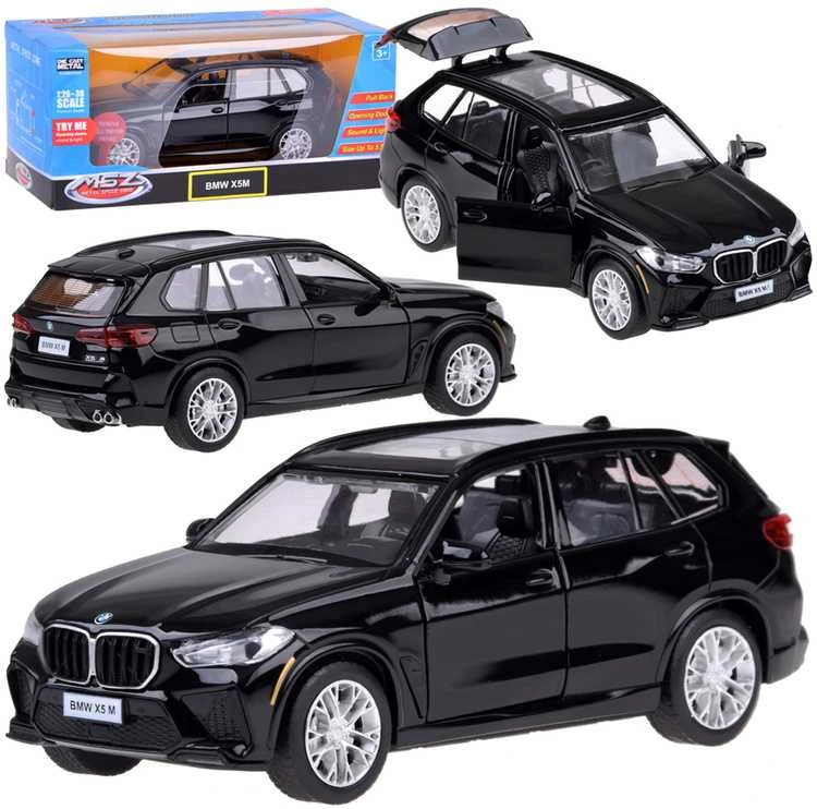 Jokomisiada Kolekcinis modelis BMW X5M metalinis automobilis su šviesomis ir garsu ZA5050