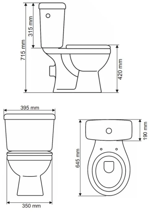Kompakt Standart klozėtas