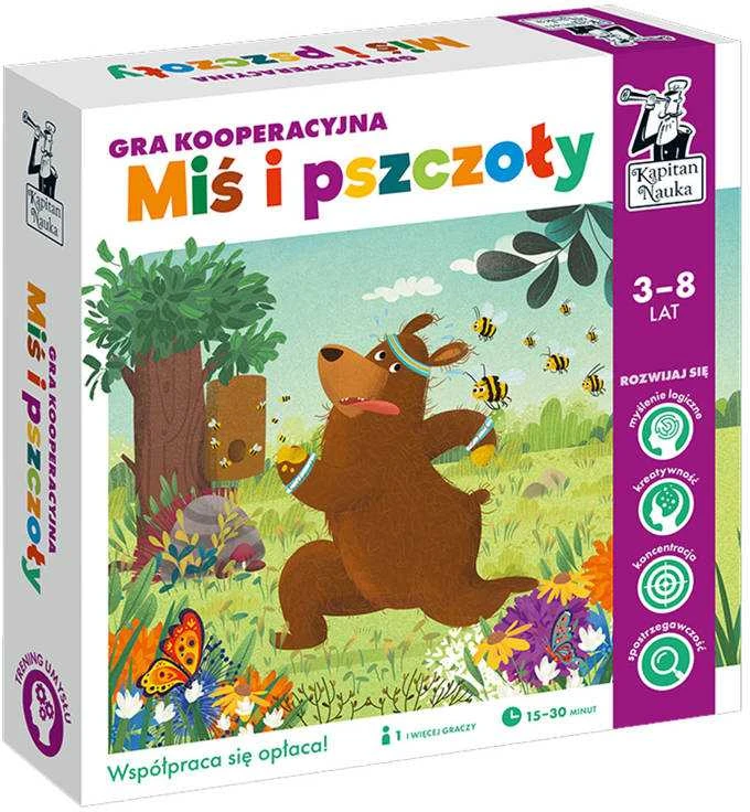 Kapitan Nauka Kooperatyvo žaidimas „Meškiukas ir bitės“.