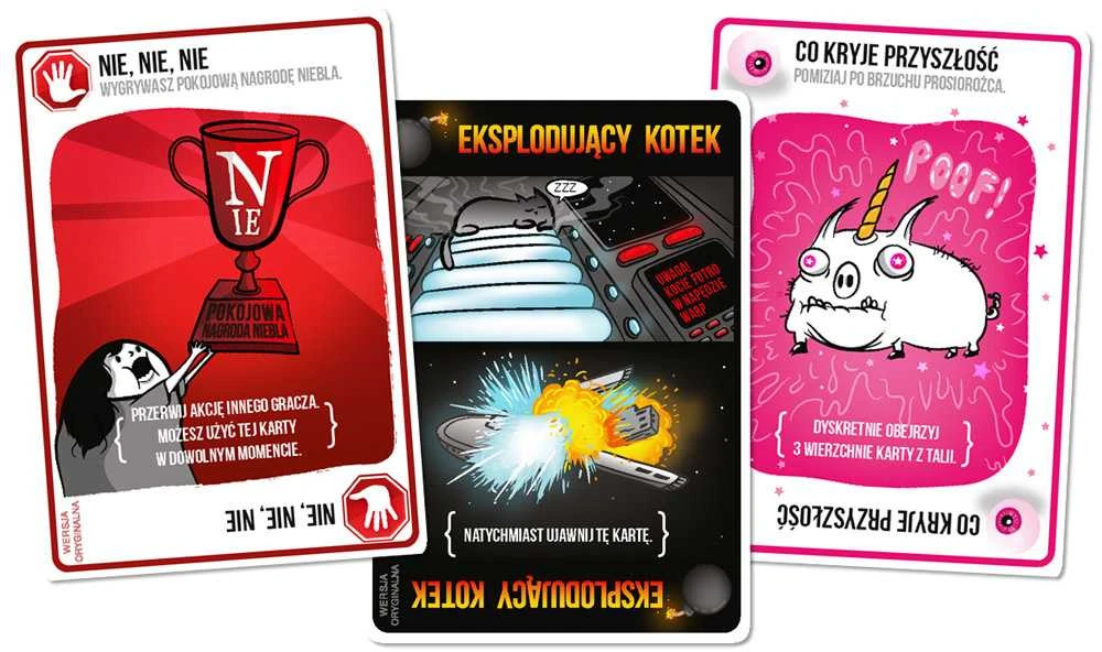 Rebel Sukilėlių vakarėlio kortų žaidimas „Exploding Kittens 12+“ GR0748