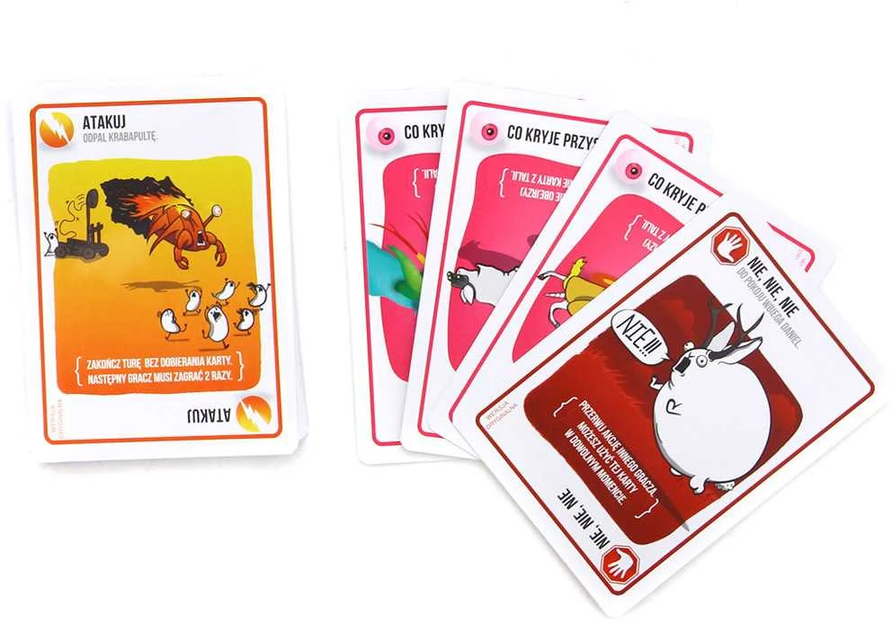 Rebel Sukilėlių vakarėlio kortų žaidimas „Exploding Kittens 12+“ GR0748