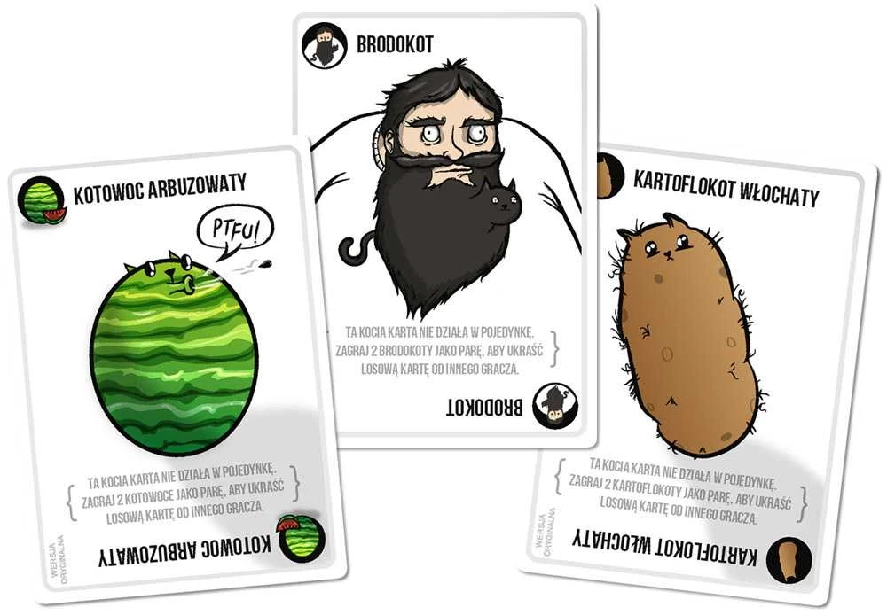Rebel Sukilėlių vakarėlio kortų žaidimas „Exploding Kittens 12+“ GR0748