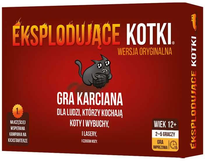 Rebel Sukilėlių vakarėlio kortų žaidimas „Exploding Kittens 12+“ GR0748