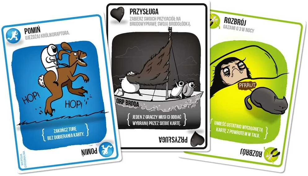 Rebel Sukilėlių vakarėlio kortų žaidimas „Exploding Kittens 12+“ GR0748