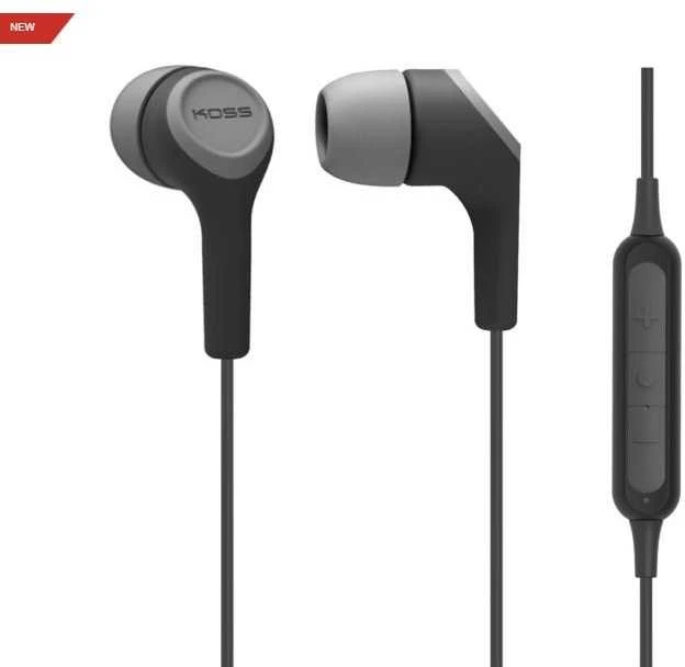 Koss | Ausinės | BT115i | Bluetooth | į ausis įkišamos | Mikrofonas | Juodas | Belaidės