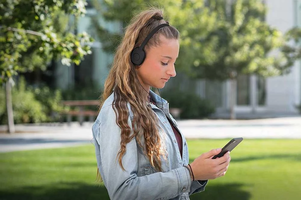 Koss | Ausinės | KPH8k | su laidu | Ant ausų uždedamos | Juodas