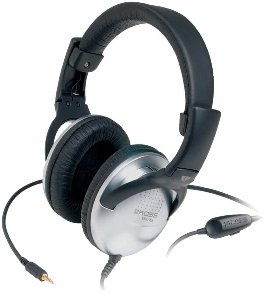 Koss | Ausinės | SB45 | su laidu | Ant ausų uždedamos | Mikrofonas | Sidabrinis/Juodas | Noise canceling