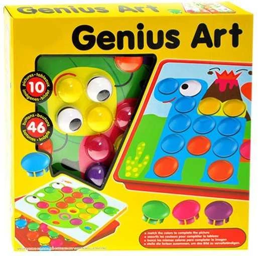 Dėlionė Jokomisiada Creative Montessori mosaic button puzzle - pin pictures ZA1706