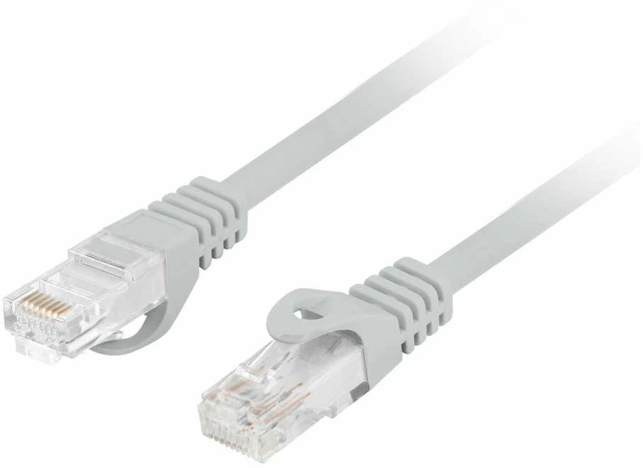 LANBERG Patchcord kat.6 UTP LSZH CU 1.5m pilkas Fluke pravaziavo