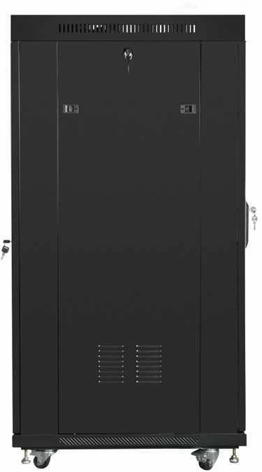 LANBERG laisvai pastatomas stelažas 19 colių spintelė 27U 600x800 tinklelio durys LCD plokščias paketas juodas