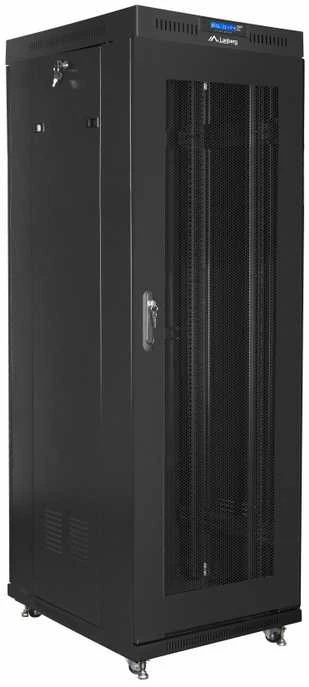 LANBERG laisvai pastatomas stelažas 19 colių spintelė 37U 600x800 tinklelio durys LCD plokščias paketas juodas