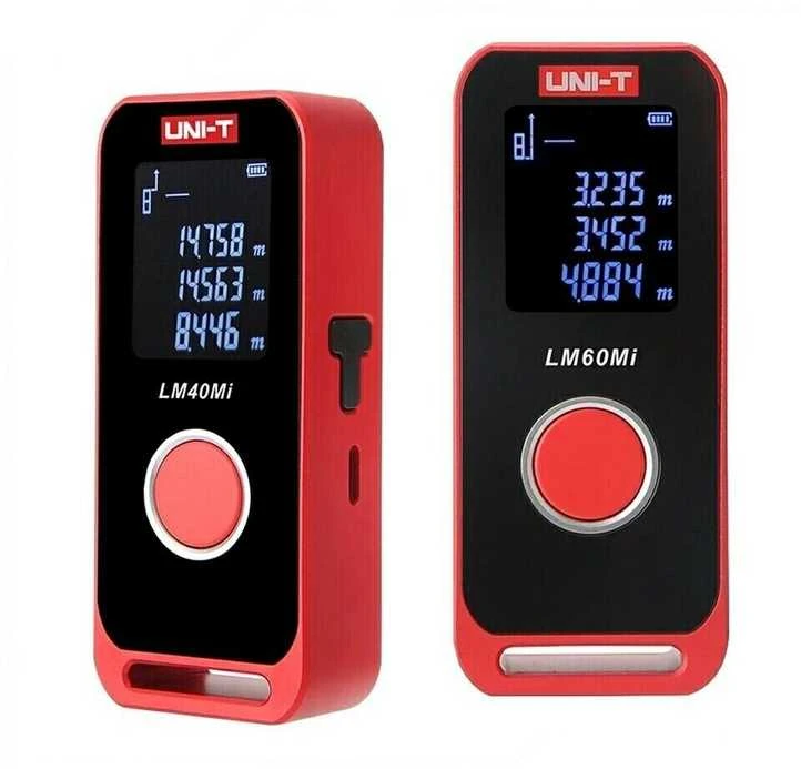 Įkraunamas lazerinis atstumo matuoklis, 40m; LCD; Li-ion , Type-C, UNI-T