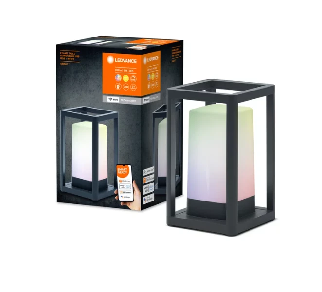 Ledvance 5W LED pastatomas šviestuvas, tamsiai pilkas, 3000K, išmanus+WiFi valdymas