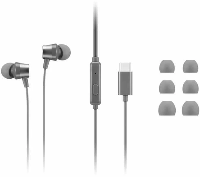 „Lenovo“ | 300 USB-C į ausis įdedamos ausinės | GXD1J77353