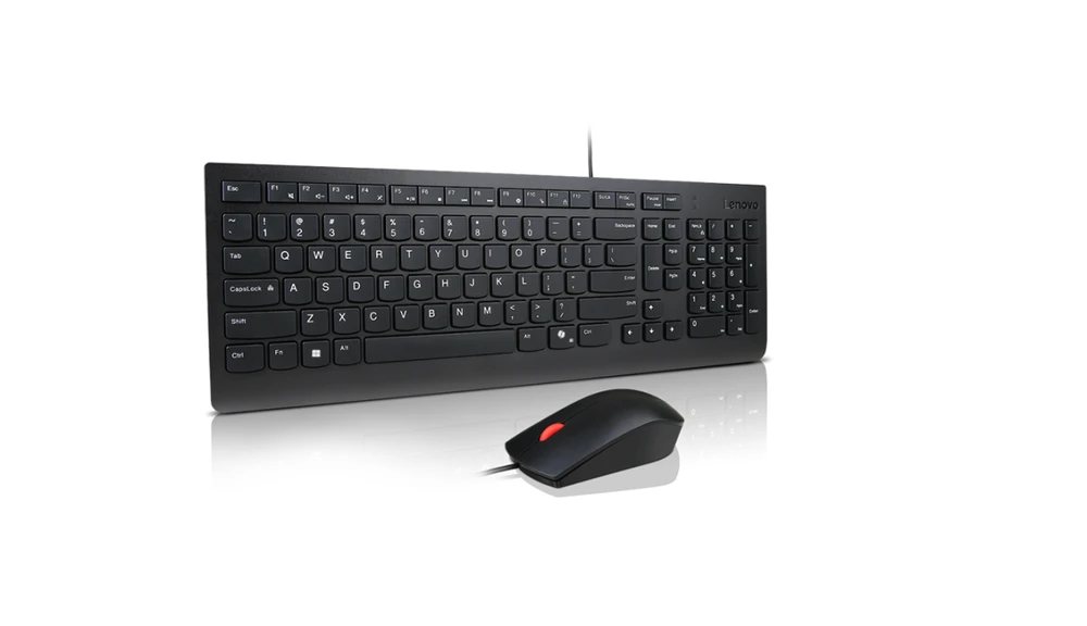 LENOVO ESSENTIAL Klaviatūra su laidu ir pelė COMBO AI LITHUANIAN