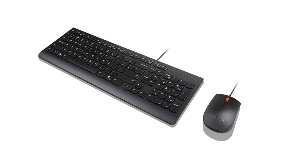 LENOVO ESSENTIAL Klaviatūra su laidu ir pelė COMBO AI LITHUANIAN