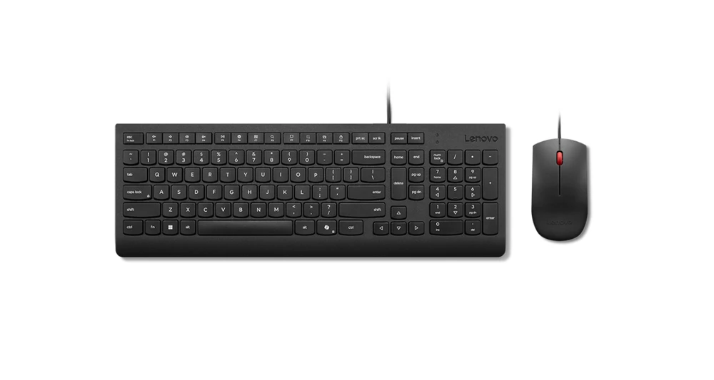 LENOVO ESSENTIAL Klaviatūra su laidu ir pelė COMBO AI LITHUANIAN
