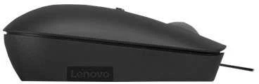 Lenovo | Compact Pelė | 400 | su laidu | USB-C | Raven juodas