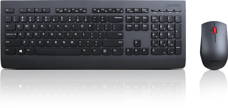 LENOVO Professional Belaidė klaviatūra ir pelė Combo - US English su Euro simboliu