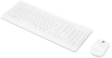 Lenovo | Belaidis rinkinys Klaviatūra ir pelė | 510 | Klaviatūra ir pelė Combo | 2.4 GHz Wireless via Nano USB | Batteries included | English | Baltas