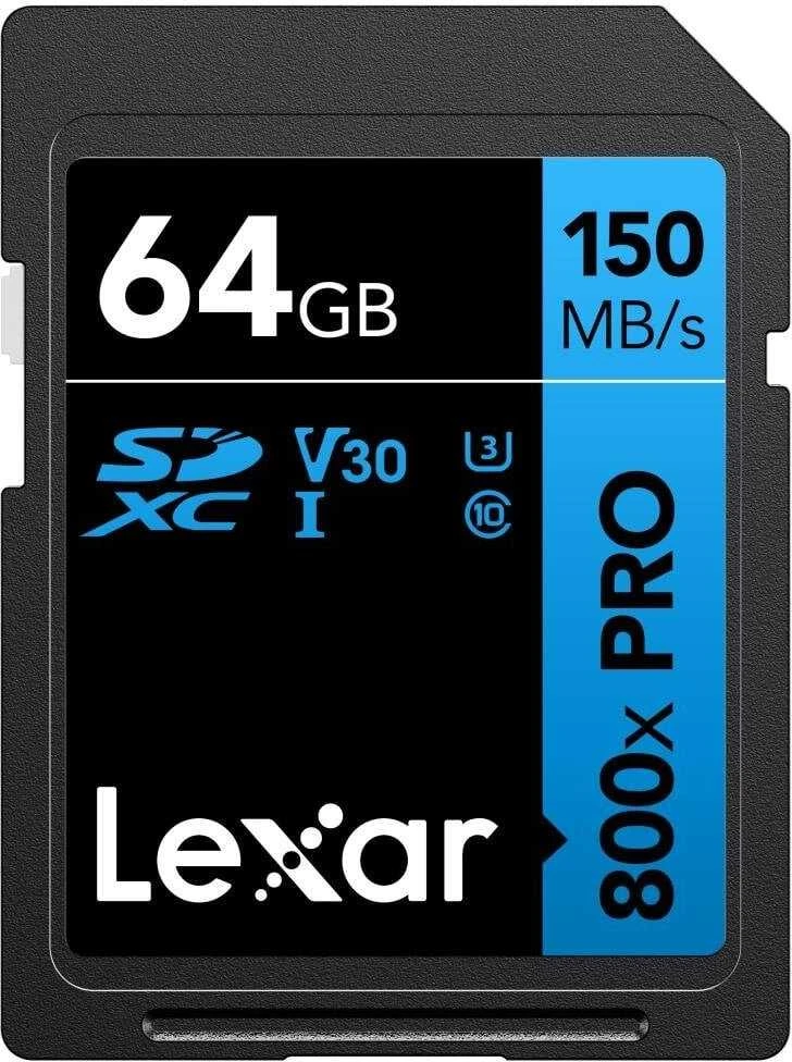 Lexar | Atminties kortelė | Professional 800x PRO | 64 GB | SDXC | Flash atminties klasė UHS-I