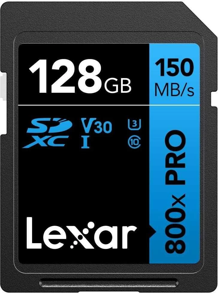 Lexar | Atminties kortelė | Professional 800x PRO | 128 GB | SDXC | Flash atminties klasė UHS-I