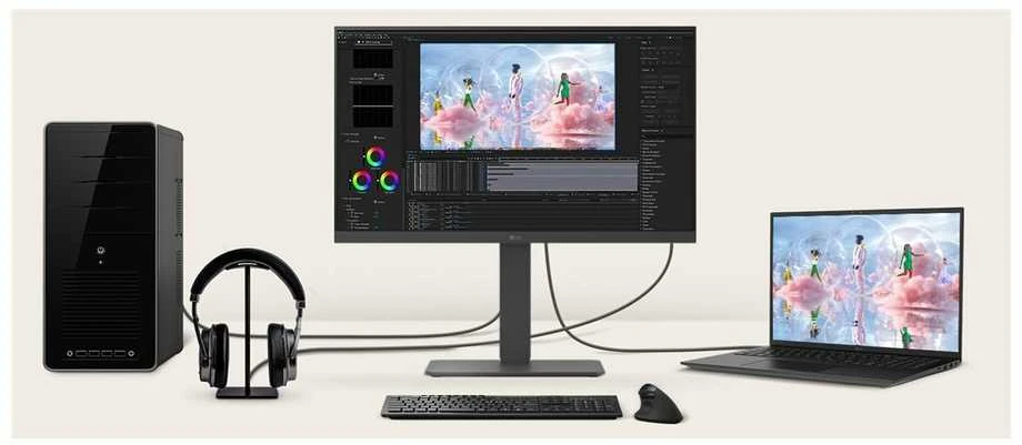 Monitorius LG | 24BA650-B | 23.8 " | IPS | 16:9 | 100 Hz | 5 ms | 1920 x 1080 pikselių | 250 cd/m² | HDMI jungtys quantity 1 | Juodas