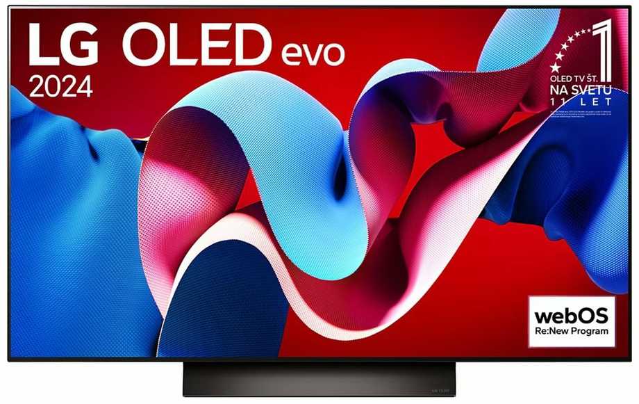 Televizorius LG 48" OLED/4K/Smart|3840x2160|Belaidis LAN|Bluetooth|WebOS|OLED48C41LA