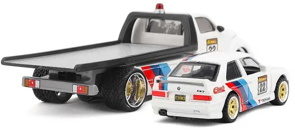 Jokomisiada Licencijuoti metaliniai automobiliai 1:64 „Maisto“ platforminis automobilis ir 1988 m. BMW M3