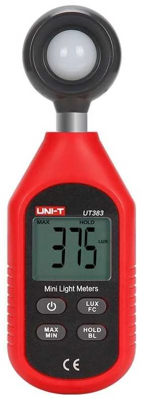 Apšviestumo matuoklis mini UT383 UNI-T